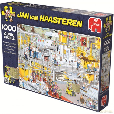 JUMBO 1000 El. Fabryka czekolady [PUZZLE]