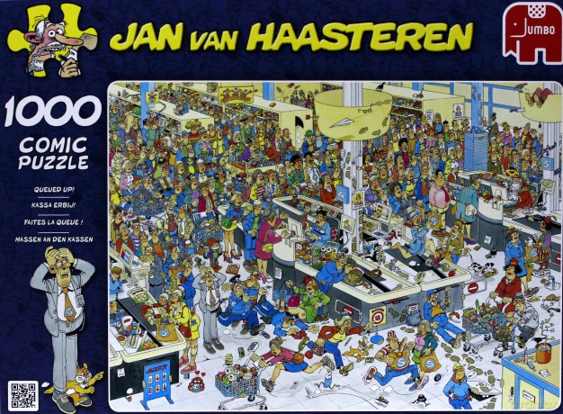 JUMBO 1000 El. W kolejce [PUZZLE]