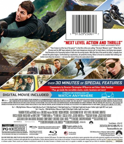Mission: Impossible - Dead Reckoning [Blu-Ray]