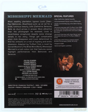 Mississippi Mermaid (Syrena z Mississipi) [Blu-Ray]