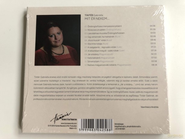 Tintér Gabriella: Mit ér nekem [CD]