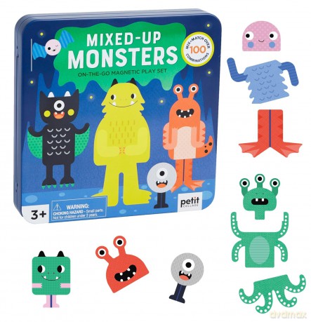 Mix + Match Monsters Magnetic Play Set [KSIĄŻKA]