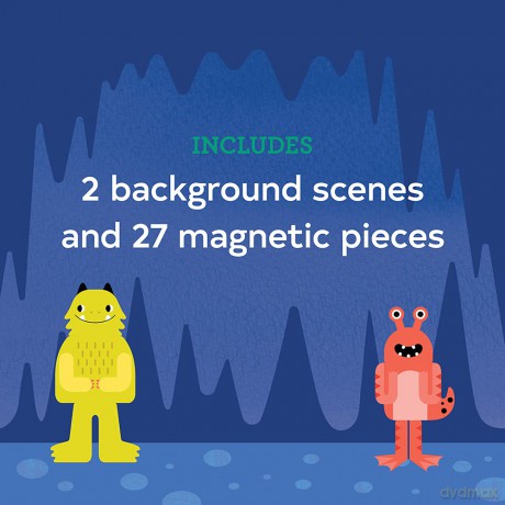 Mix + Match Monsters Magnetic Play Set [KSIĄŻKA]