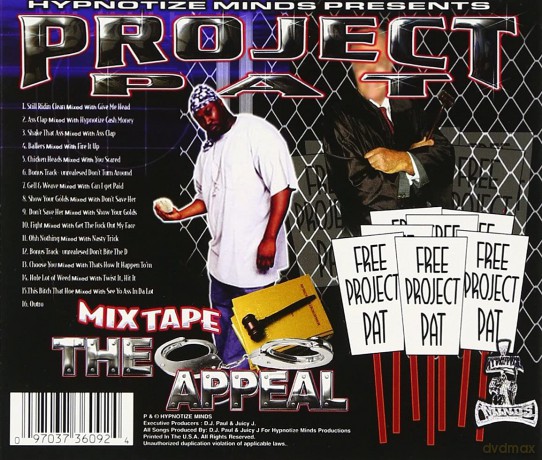 Project Pat: Mix Tape: Appeal [CD]