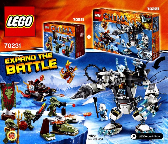 LEGO Chima Plemię krokodyli 70231 [KLOCKI]