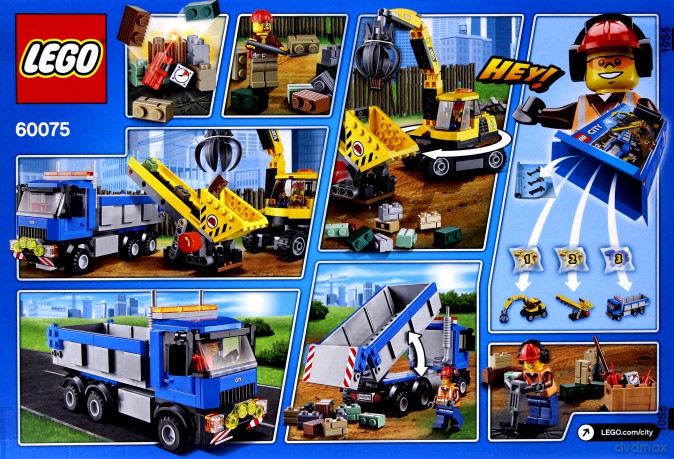 LEGO City Koparka i ciężarówka 60075 [KLOCKI]