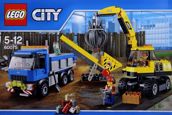 LEGO City Koparka i ciężarówka 60075 [KLOCKI]