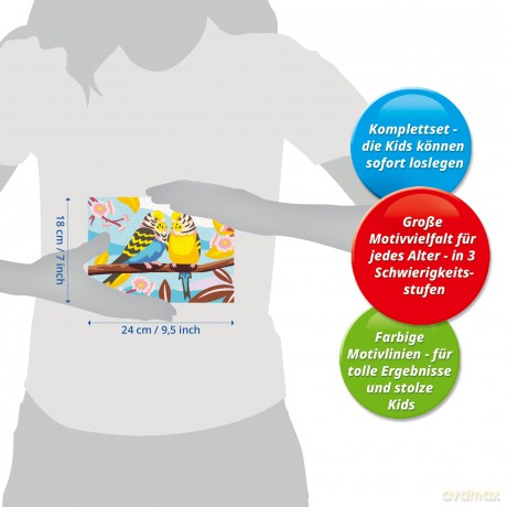 MnZ Bunte Wellensittiche