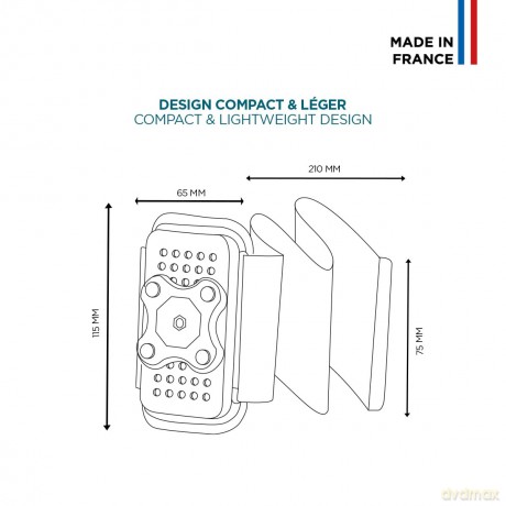 Mobilis Magnetic Armband Compatible Ener