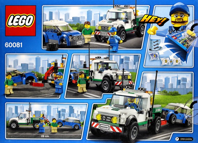LEGO City Samochód pomocy drogowej 60081 [KLOCKI]