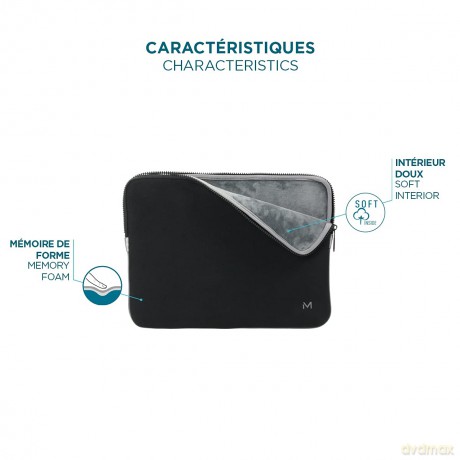 Mobilis Skin Memory Foam Sleeve 12.5-14"
