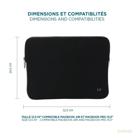 Mobilis Skin Memory Foam Sleeve 12.5-14"
