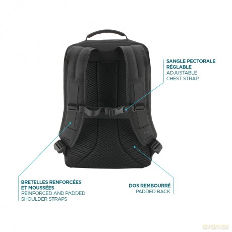 Mobilis Trendy 24h Backpack 14-16'' Blac
