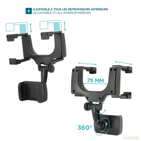 Mobilis Universal Car Rear Mirror Mount