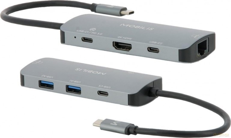 Mobilis USB-C Docking Station 7 in 1 100