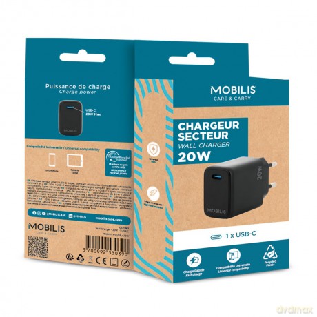 Mobilis Wall Charger - 20W - 1 USB C