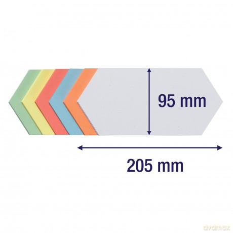 Mod.Kart Rhomb farb sort 250St