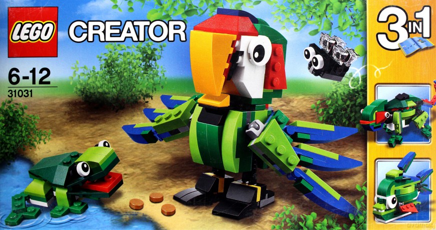LEGO Creator Zwierzęta z lasu deszczowych 31031 [KLOCKI]