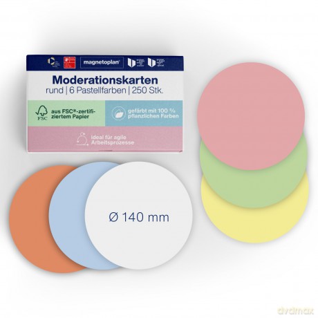 Moder.Karten rund 250 Bl