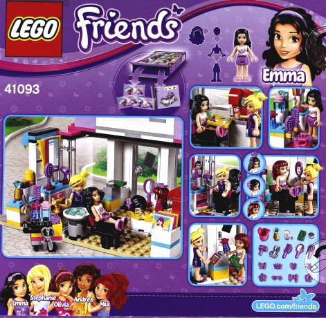 LEGO Friends Salon fryzjerski Heartlake 41093 [KLOCKI]