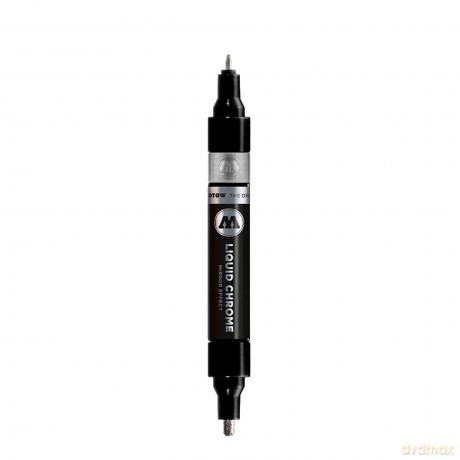 Molotow: MOLOTOW Chrome Twin Acrylstift silber 1,