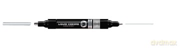 Molotow: MOLOTOW Chrome Twin Acrylstift silber 1,