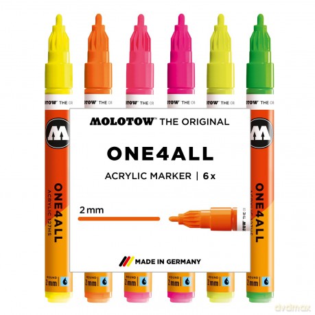 Molotow: MOLOTOW One4All Acrylstifte farbsortiert