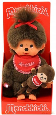 Monchhichi 20cm Mother Girl + Mini MCC