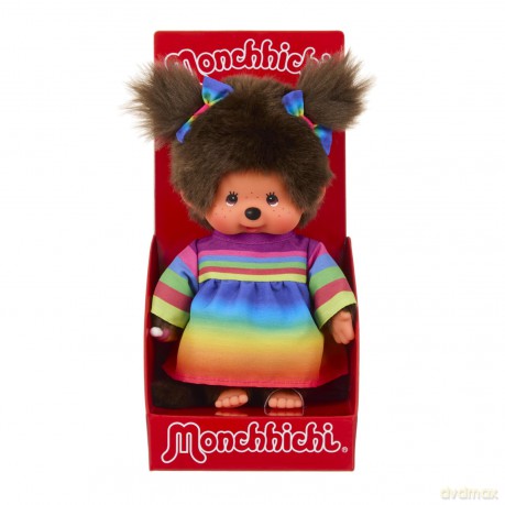 Monchhichi 20cm Rainbow Dress Girl