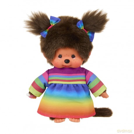 Monchhichi 20cm Rainbow Dress Girl