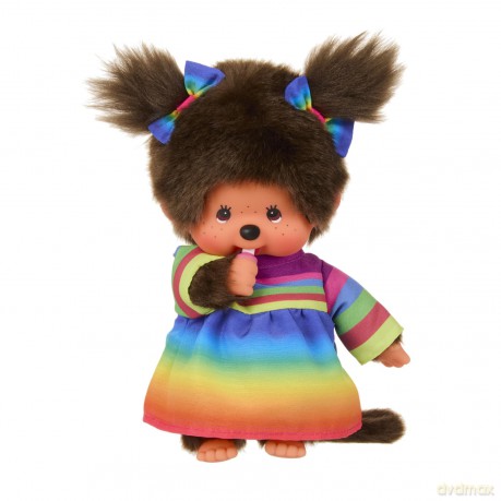 Monchhichi 20cm Rainbow Dress Girl