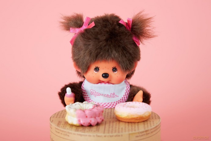 Monchhichi Classic Girl pink, ca. 20cm