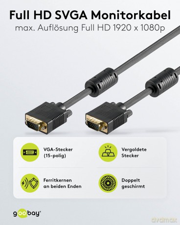Monitor-Anschlusskabel 2,0m