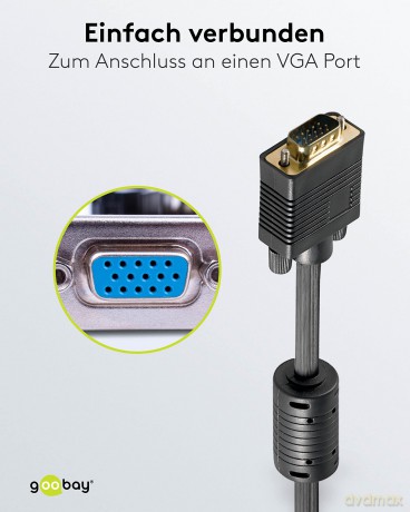 Monitor-Anschlusskabel 5,0 M