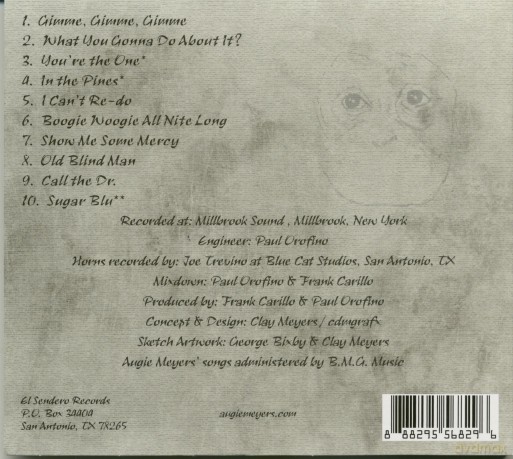 Meyers,Augie: Monkeys On Cocaine [CD]