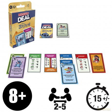 Monopoly Deal Disney Stitch