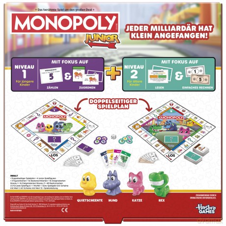 Monopoly Junior Square 2 In 1