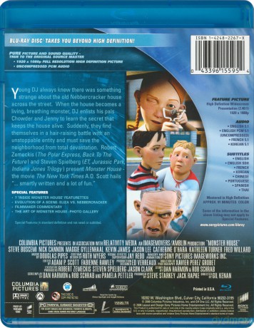Monster House [Blu-Ray]