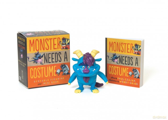 Monster Needs a Costume Bendable Figurine and Mini Book [KSIĄŻKA]