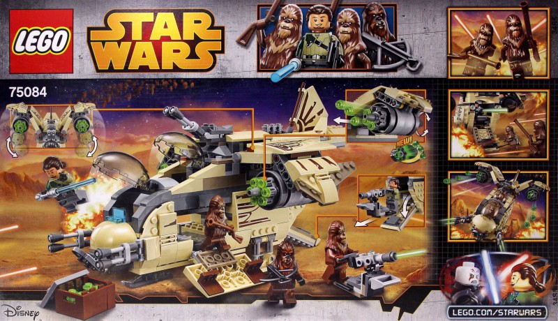 LEGO Gwiezdne Wojny Okręt bojowy Wookiee 75084 (Star Wars) [KLOCKI]