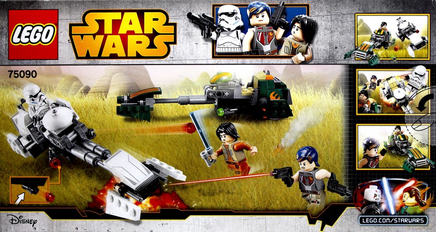 LEGO Gwiezdne Wojny Superścigacz Ezry 75090 (Star Wars) [KLOCKI]