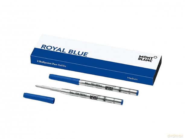 Montblanc: MONTBLANC Kugelschreibermine M blau, 2 S