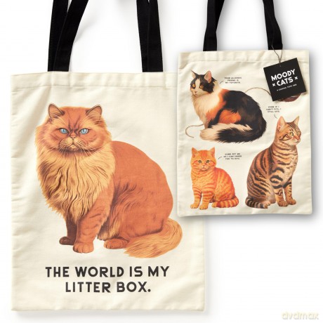 Moody Cats Canvas Tote [KSIĄŻKA]