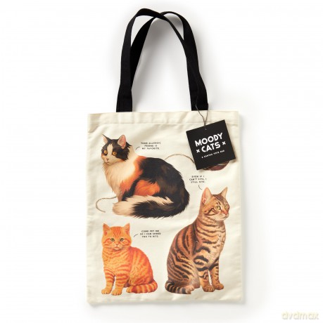 Moody Cats Canvas Tote [KSIĄŻKA]