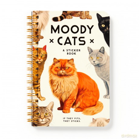 Moody Cats Sticker Book [KSIĄŻKA]