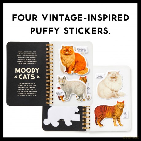 Moody Cats Sticker Book [KSIĄŻKA]