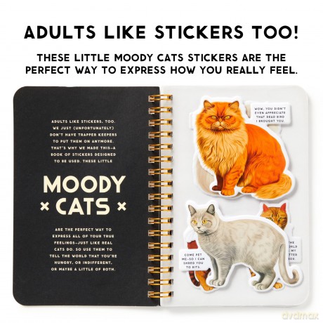 Moody Cats Sticker Book [KSIĄŻKA]