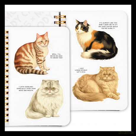 Moody Cats Sticker Book [KSIĄŻKA]