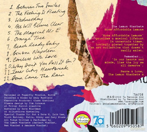 The Lemon Sherbets: More Affordable Lemons [CD]