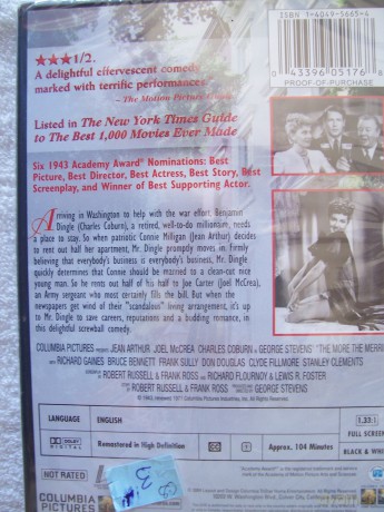 More The Merrier [DVD]